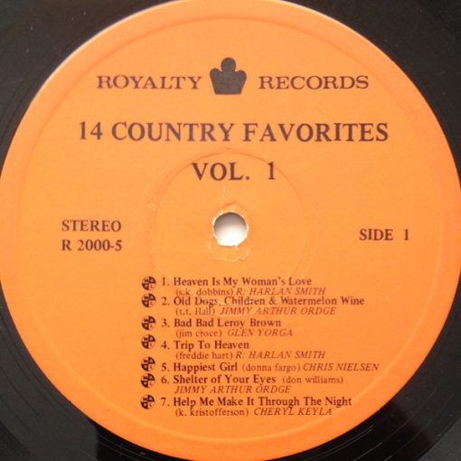 Various - 14 Country Favorites (LP, Comp) (Mint (M))