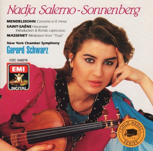 Nadja Salerno-Sonnenberg, Felix Mendelssohn-Bartholdy, Camille Saint-Saëns, Jules Massenet, New York Chamber Symphony, Gerard Schwarz - Concerto In E Minor / Havanaise / Introduction & Rondo Capriccioso / Meditation From "Thaïs" (CD, Album, Club) (Near Mint (NM or M-))