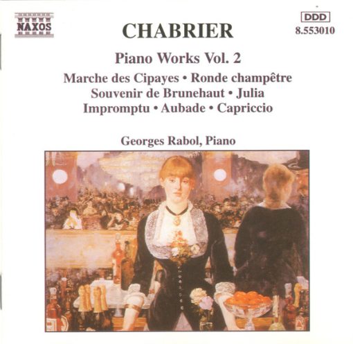 Emmanuel Chabrier, Georges Rabol - Piano Works Vol. 2 (CD) (Near Mint (NM or M-))