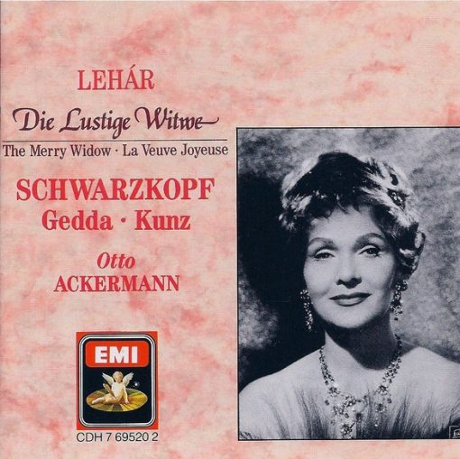 Franz Lehár – Elisabeth Schwarzkopf · Nicolai Gedda · Erich Kunz, Philharmonia Orchestra & Philharmonia Chorus, Otto Ackermann - Die Lustige Witwe (CD, Album, Mono, RM) (Near Mint (NM or M-))