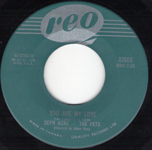 Seph Acre - The Pets (9) - You Are My Love (7", Single) (Near Mint (NM or M-))