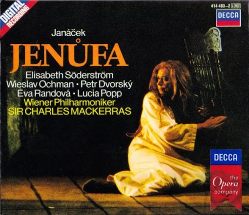 Leoš Janáček - Elisabeth Söderström, Wiesław Ochman, Peter Dvorský, Eva Randová, Lucia Popp, Wiener Philharmoniker, Sir Charles Mackerras - Jenůfa (2xCD + Box, Album, RE) (Near Mint (NM or M-))