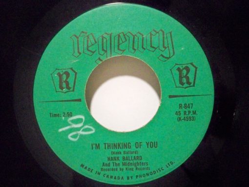 Hank Ballard - I'm Thinking Of You / The Hoochi Coochi Coo (7", Single) (Near Mint (NM or M-))