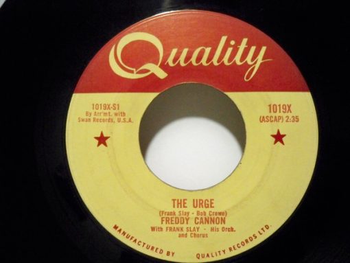 Freddy Cannon - The Urge (7", Single) (Very Good (VG))