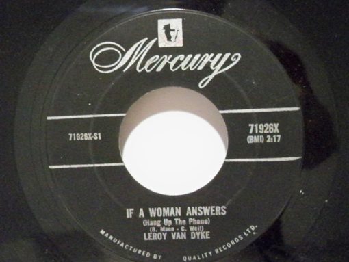 Leroy Van Dyke - If A Woman Answers / A Broken Promise (7", Single) (Near Mint (NM or M-))