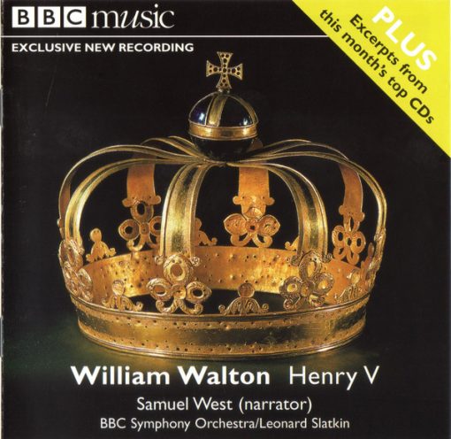 Sir William Walton, Samuel West, BBC Symphony Orchestra, Leonard Slatkin - Henry V (CD) (Near Mint (NM or M-))