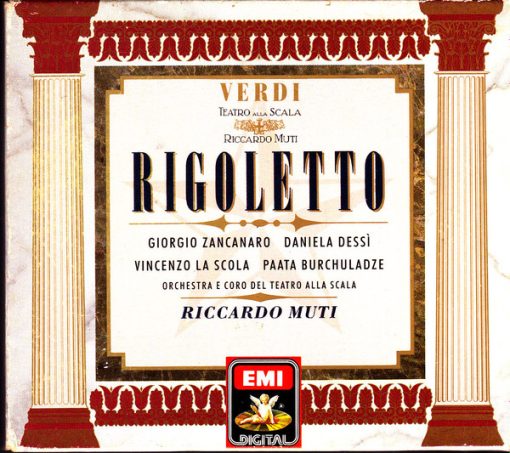 Giuseppe Verdi - Riccardo Muti, Giorgio Zancanaro, Daniela Dessì, Vincenzo La Scola, Paata Burchuladze, Coro Del Teatro Alla Scala E Orchestra Del Teatro Alla Scala - Rigoletto (2xCD + Box, RE) (Near Mint (NM or M-))