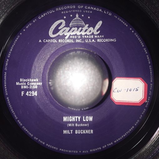 Milt Buckner - Mighty Low (7", Single) (Very Good Plus (VG+))