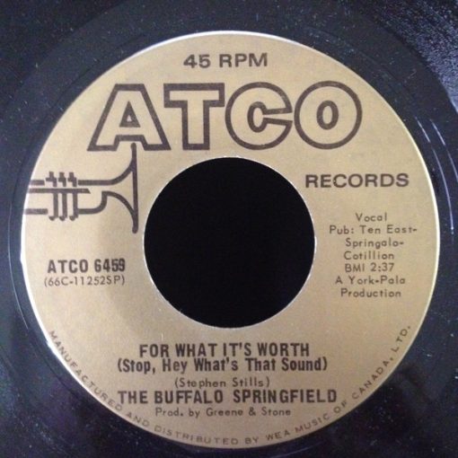 Buffalo Springfield - For What It's Worth (Stop, Hey What's That Sound) / Do I Have To Come Right Out And Say It (7", Single, RE) (Near Mint (NM or M-))