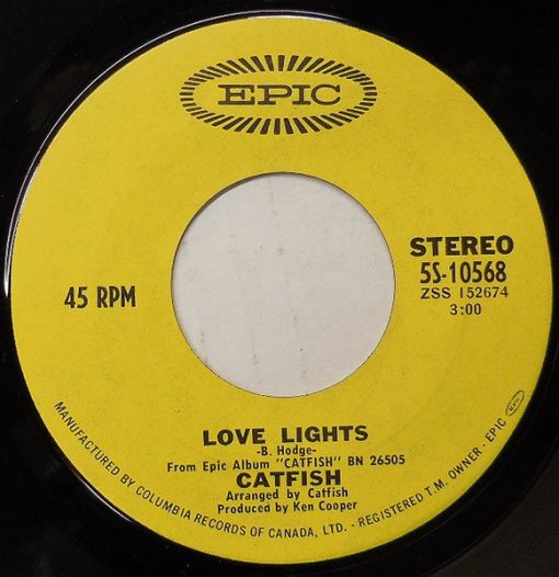 Catfish (6) - Love Lights (7", Single) (Near Mint (NM or M-))