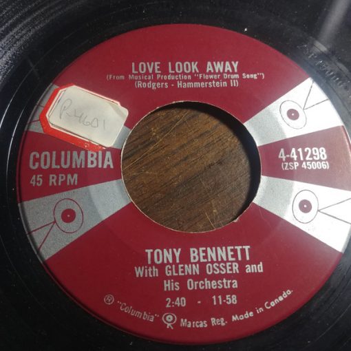 Tony Bennett - Love Look Away (7") (Very Good Plus (VG+))