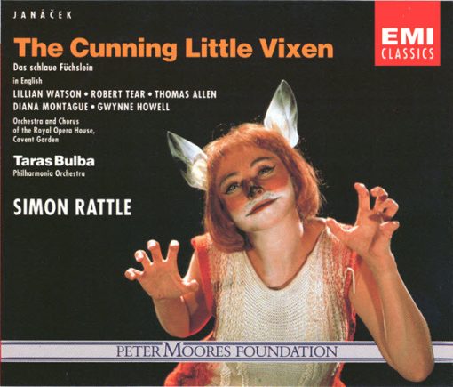 Leoš Janáček - Lillian Watson, Robert Tear, Thomas Allen, Diana Montague, Gwynne Howell, Orchestra Of The Royal Opera House, Covent Garden & Chorus Of The Royal Opera House, Covent Garden, Sir Simon Rattle - The Cunning Little Vixen • Taras Bulba (2xCD, Album) (Near Mint (NM or M-))