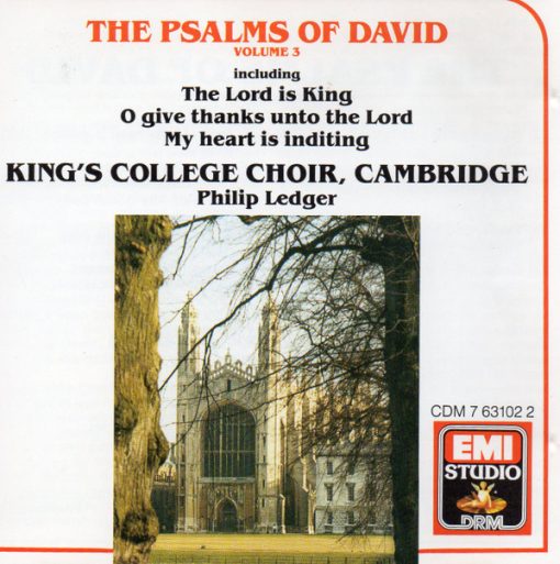 Philip Ledger, Francis Grier, The King's College Choir Of Cambridge - The Psalms Of David - Volume 3 (CD, Album) (Near Mint (NM or M-))