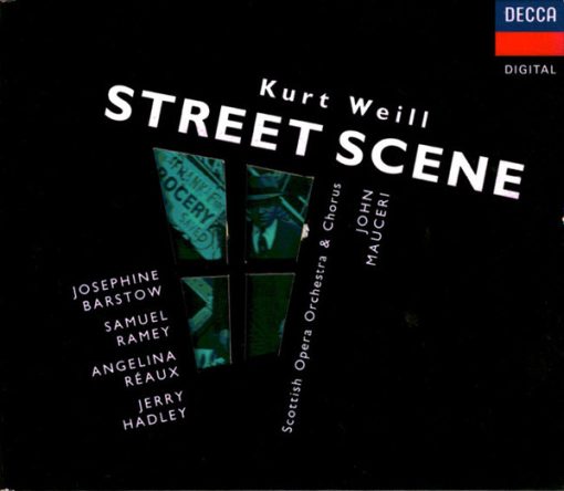 Kurt Weill, Scottish Opera Orchestra, John Mauceri, Josephine Barstow, Samuel Ramey, Angelina Réaux, Jerry Hadley - Street Scene (2xCD, Album + Box, Sli) (Near Mint (NM or M-))