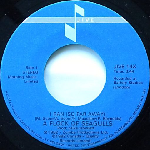 A Flock Of Seagulls - I Ran (So Far Away) (7", Single) (Near Mint (NM or M-))