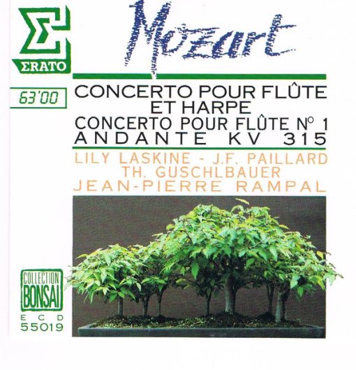 Wolfgang Amadeus Mozart - Jean-Pierre Rampal / Lily Laskine / Jean-François Paillard / Theodor Guschlbauer - Concertos Pour Flûte Et Harpe & Pour Flûte KV 299 & 313 (CD, Album) (Near Mint (NM or M-))