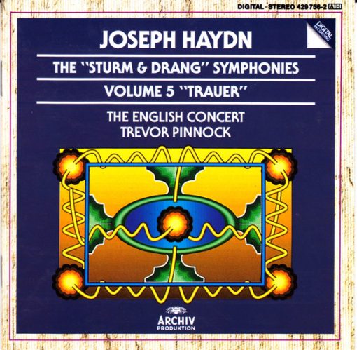 Joseph Haydn - The English Concert, Trevor Pinnock - The "Sturm & Drang" Symphonies - Volume 5 "Trauer" (CD) (Near Mint (NM or M-))