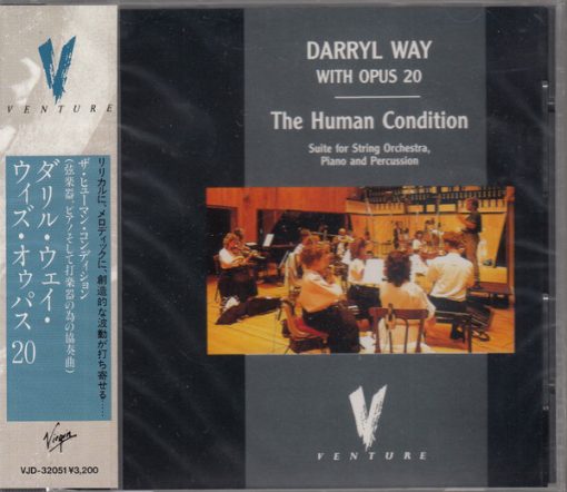 Darryl Way With Opus 20 - The Human Condition (Suite For String Orchestra, Piano And Percussion) (CD, Album, Promo) (Near Mint (NM or M-))