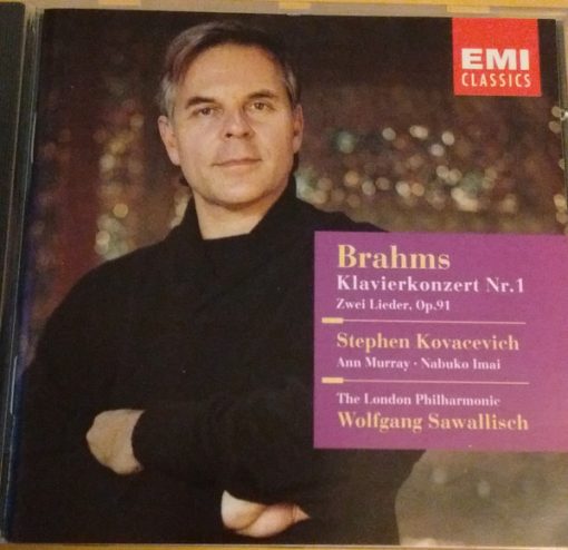 Johannes Brahms, Stephen Bishop-Kovacevich, Wolfgang Sawallisch - Piano Concerto No. 1 - Two Songs, Op. 91 (CD, Album) (Near Mint (NM or M-))