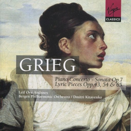 Edvard Grieg, Leif Ove Andsnes, Bergen Filharmoniske Orkester, Dimitrij Kitaenko - Piano Concerto - Sonata Op. 7 - Lyric Pieces Opp. 43, 54 & 65 (2xCD, Comp, RE) (Near Mint (NM or M-))