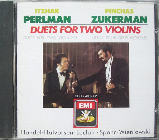 Itzhak Perlman, Pinchas Zukerman - Duets For Two Violins (CD, Album) (Near Mint (NM or M-))