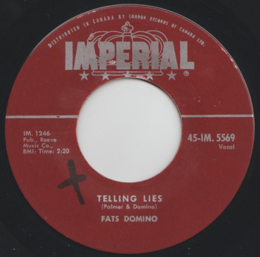 Fats Domino - Telling Lies / When The Saints Go Marching In (7", Single) (Near Mint (NM or M-))