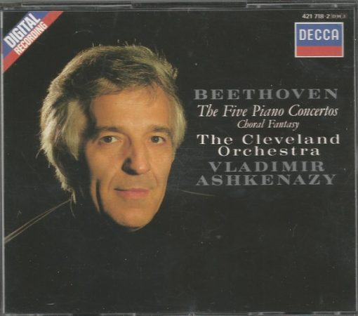 Ludwig van Beethoven, The Cleveland Orchestra, Vladimir Ashkenazy - The Five Piano Concertos · Choral Fantasy (3xCD, Album) (Near Mint (NM or M-))