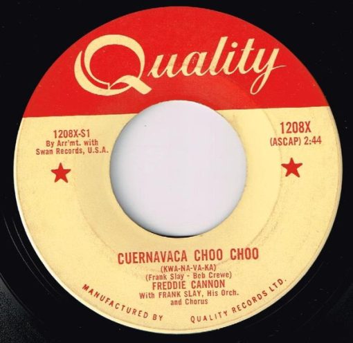 Freddy Cannon - Cuernavaca Choo Choo (7", Single) (Very Good Plus (VG+))