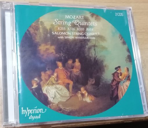 Wolfgang Amadeus Mozart, The Salomon Quartet, Simon Whistler - String Quintets K515, K516, K593, K614 (2xCD, Comp) (Near Mint (NM or M-))