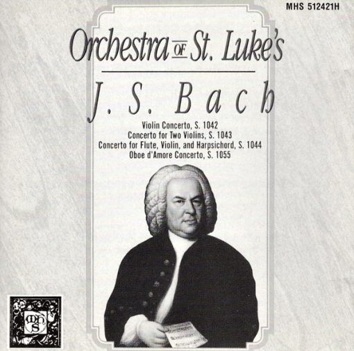 Orchestra Of St. Luke's, Johann Sebastian Bach - Violin Concerto, S. 1042 / Concerto For Two Violins, S. 1043 / Concerto For Flute, Violin, And Harpsichord, S. 1044 / Oboe D'Amore Concerto, S. 1055 (CD) (Near Mint (NM or M-))