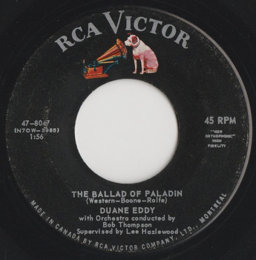 Duane Eddy - The Ballad Of Paladin (7", Single) (Very Good Plus (VG+))