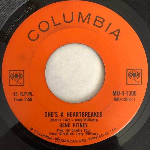 Gene Pitney - She's A Heartbreaker / Conquistador (7") (Near Mint (NM or M-))