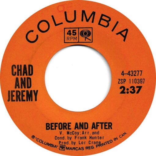 Chad & Jeremy - Before And After (7", Single) (Near Mint (NM or M-))