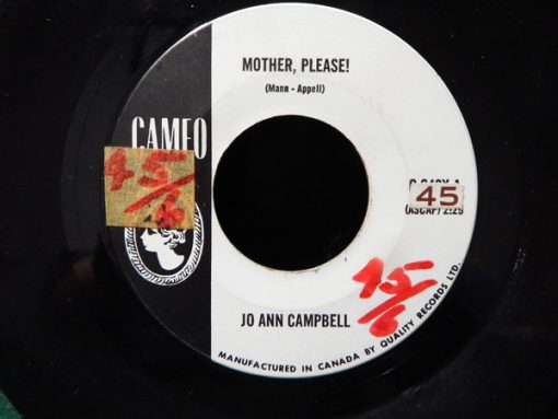 Jo Ann Campbell - Mother, Please! / Waitin' For Love (7") (Very Good Plus (VG+))