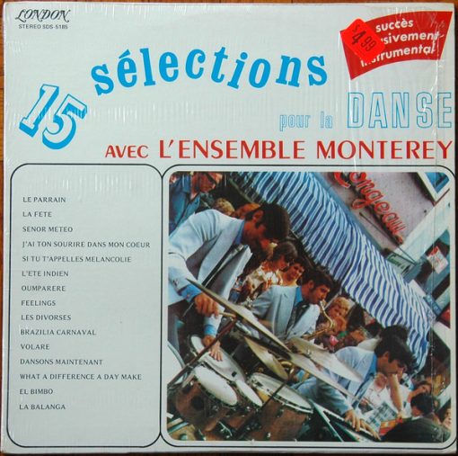 L'ensemble Monterey - 15 Sélections Pour La Danse Avec L'ensemble Monterey (LP, Album) (Mint (M))