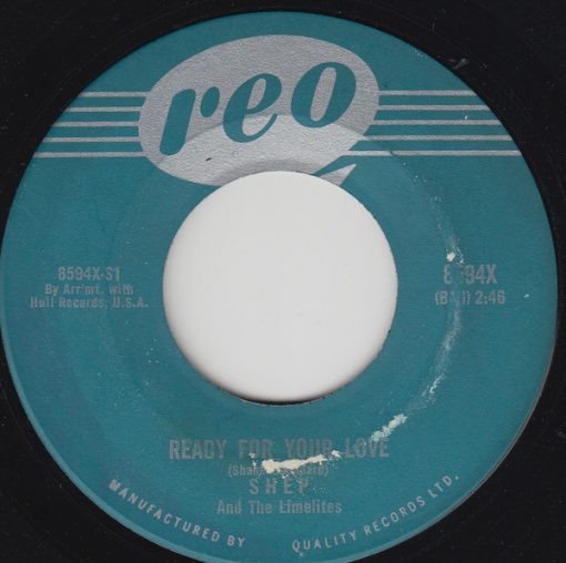 Shep & The Limelites - Ready For Your Love (7", Single) (Very Good Plus (VG+))