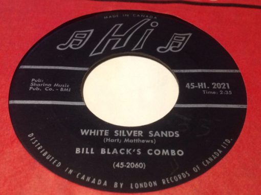 Bill Black's Combo - White Silver Sands (7") (Near Mint (NM or M-))