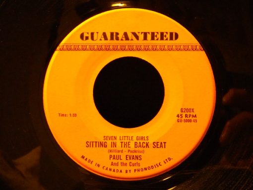 Paul Evans And The Curls - Seven Little Girls Sitting In The Back Seat  (7", Single) (Near Mint (NM or M-))