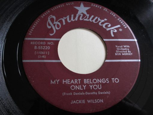 Jackie Wilson - My Heart Belongs To Only You  (7", Single) (Very Good Plus (VG+))