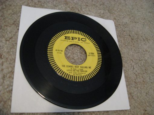 Little Joe Cook And The Thrillers - The Echoes Keep Calling Me (7", Single) (Very Good Plus (VG+))