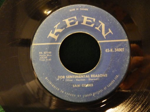 Sam Cooke - For Sentimental Reasons (7", Single) (Near Mint (NM or M-))