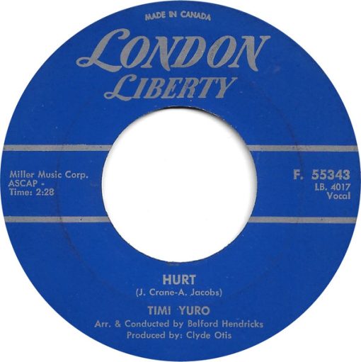 Timi Yuro - Hurt / I Apologize (7", Single) (Near Mint (NM or M-))