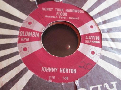 Johnny Horton - Honky Tonk Hardwood Floor (7", Single) (Very Good Plus (VG+))