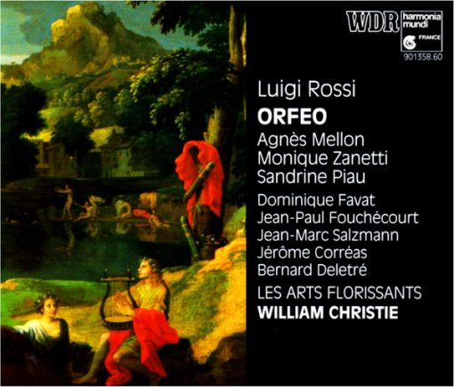 Luigi Rossi - Agnès Mellon, Monique Zanetti, Sandrine Piau, Dominique Favat, Jean-Paul Fouchécourt, Jean-Marc Salzmann, Jérôme Correas, Bernard Delétré, Les Arts Florissants, William Christie - Orfeo (3xCD, Album + Box, Sli) (Near Mint (NM or M-))