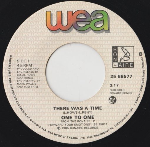 One To One - There Was A Time (7", Single) (Near Mint (NM or M-))