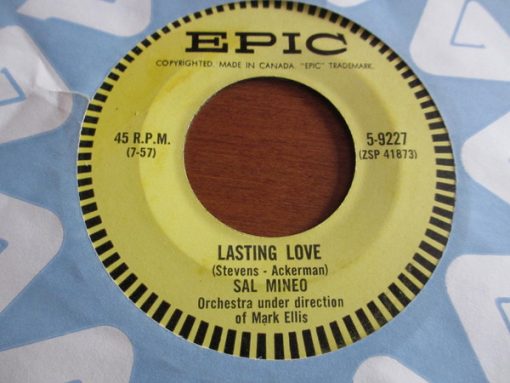 Sal Mineo (2) - Lasting Love  (7", Single) (Very Good Plus (VG+))