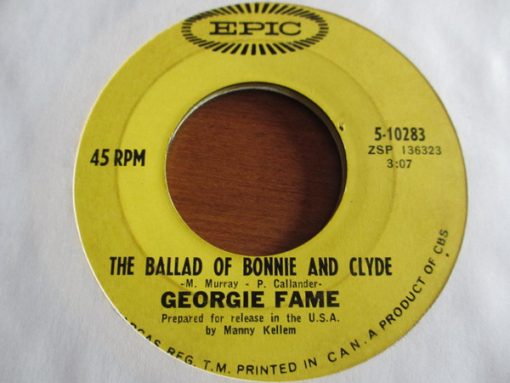 Georgie Fame - The Ballad Of Bonnie And Clyde (7", Single) (Near Mint (NM or M-))