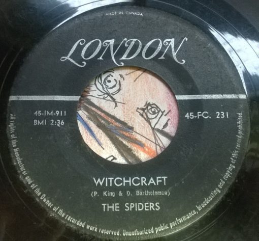 The Spiders (2) - Witchcraft (7", Single) (Very Good Plus (VG+))