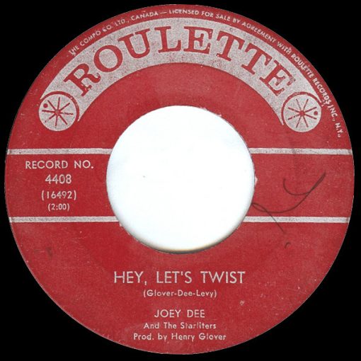 Joey Dee & The Starliters - Hey, Let's Twist (7", Single) (Near Mint (NM or M-))