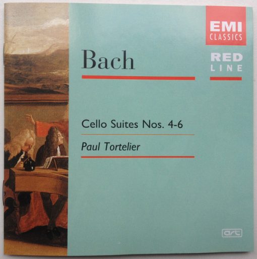 Johann Sebastian Bach · Paul Tortelier - Cello Suites Nos. 4-6 (CD, RM) (Near Mint (NM or M-))